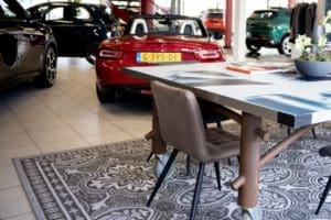 wachtruimte showroom Mobility Group Haaker Heemstede